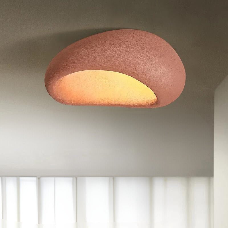 Variant image for Wabi-Sabi Plafondlamp van Hars en Metaal met Warm Wit LED Licht – Minimalistisch Design voor Slaapkamer en Woonkamer-9