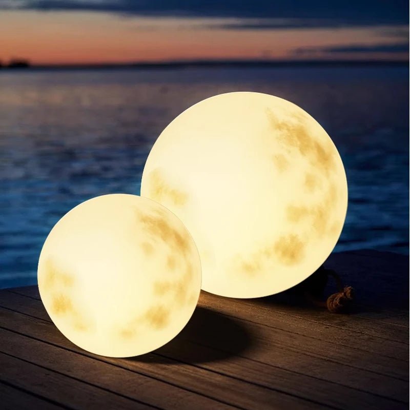 Tuinlamp Maanvorm – Oplaadbare LED Buitenlamp voor Sfeervolle Verlichting – Weerbestendig en Energiezuinig 6