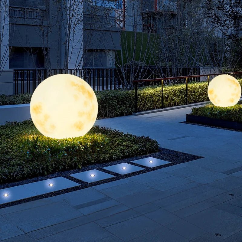 Tuinlamp Maanvorm – Oplaadbare LED Buitenlamp voor Sfeervolle Verlichting – Weerbestendig en Energiezuinig 3
