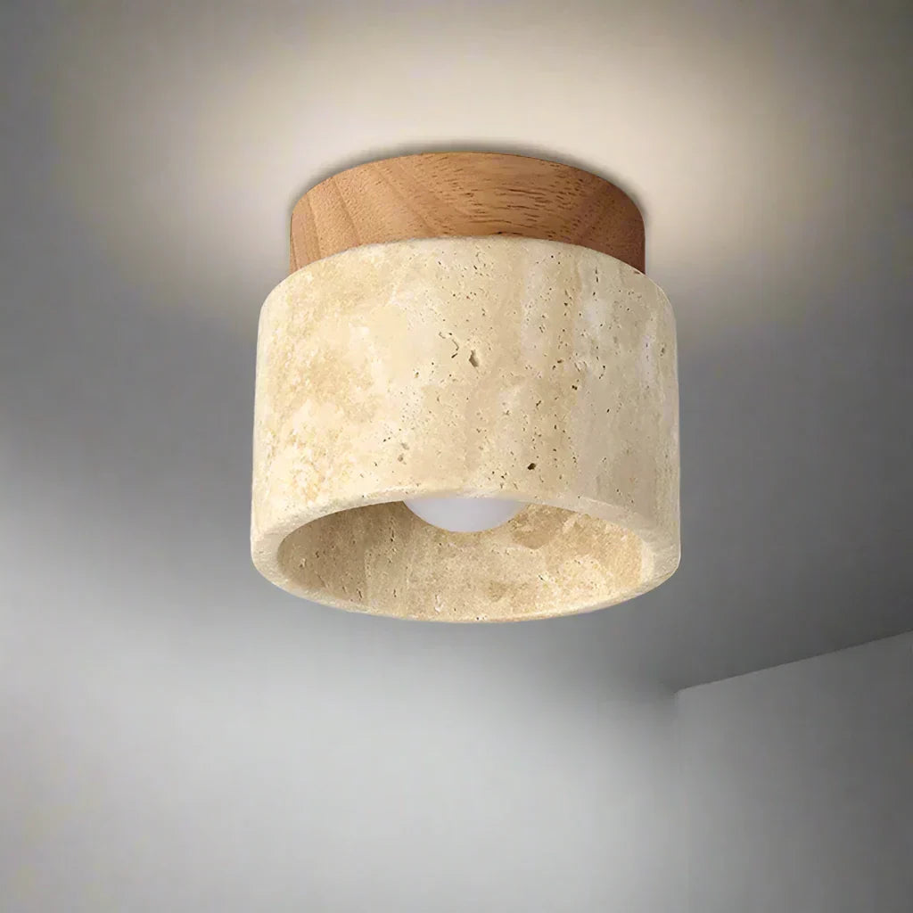 Plafondlamp – Minimalistisch Design Voor Slaapkamer en Woonkamer, Geschikt Voor E27 LED Verlichting