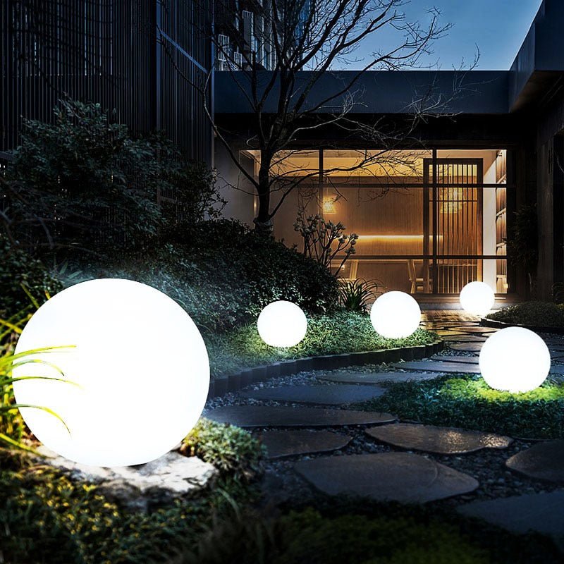 Draagbare Sferische Tuinlamp met Afstandsbediening - Weerbestendig, Oplaadbaar en 16 Kleuren voor Buiten en Binnen 1