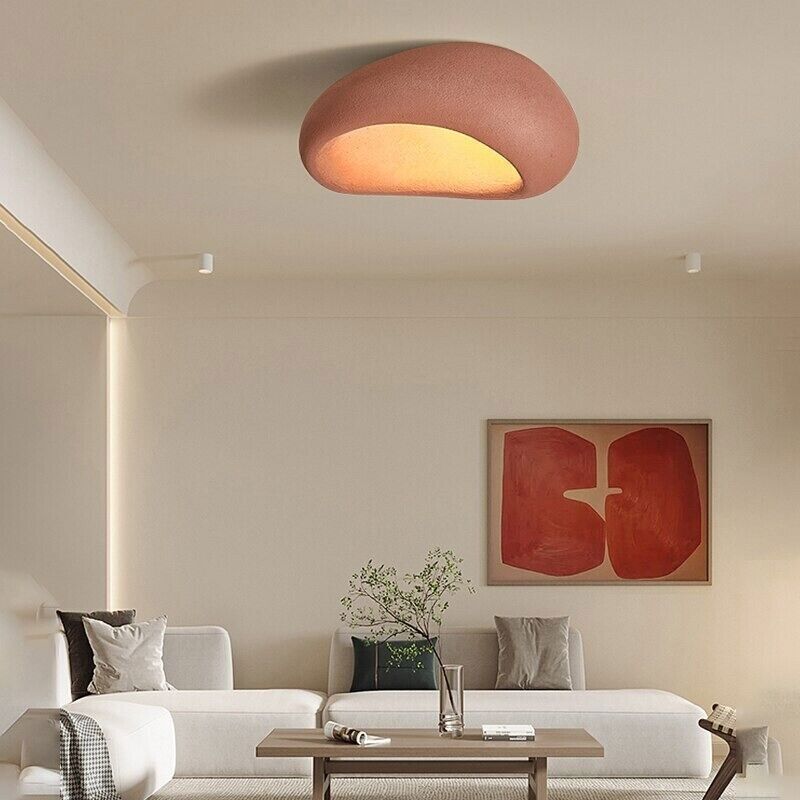 Wabi-Sabi Plafondlamp voor een Zen Sfeer