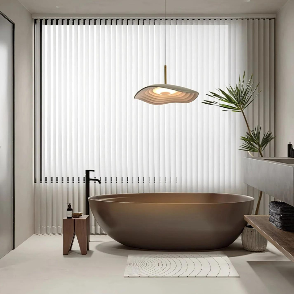 Hanglamp Japandi – Moderne Eetkamer Lamp met Organische Vormen voor Woonkamer en Slaapkamer