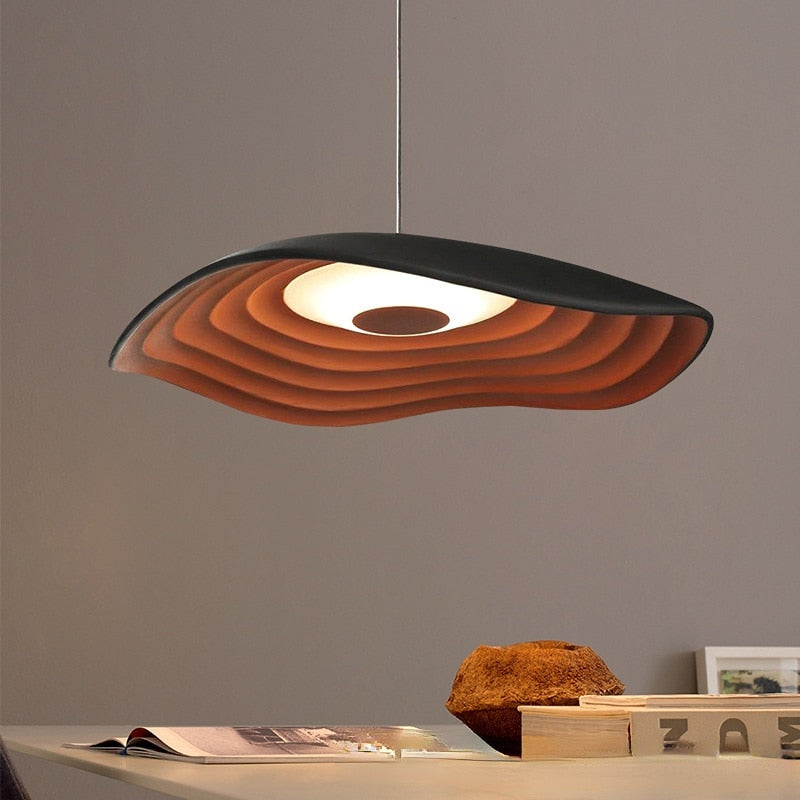Hanglamp Japandi – Moderne Eetkamer Lamp met Organische Vormen voor Woonkamer en Slaapkamer