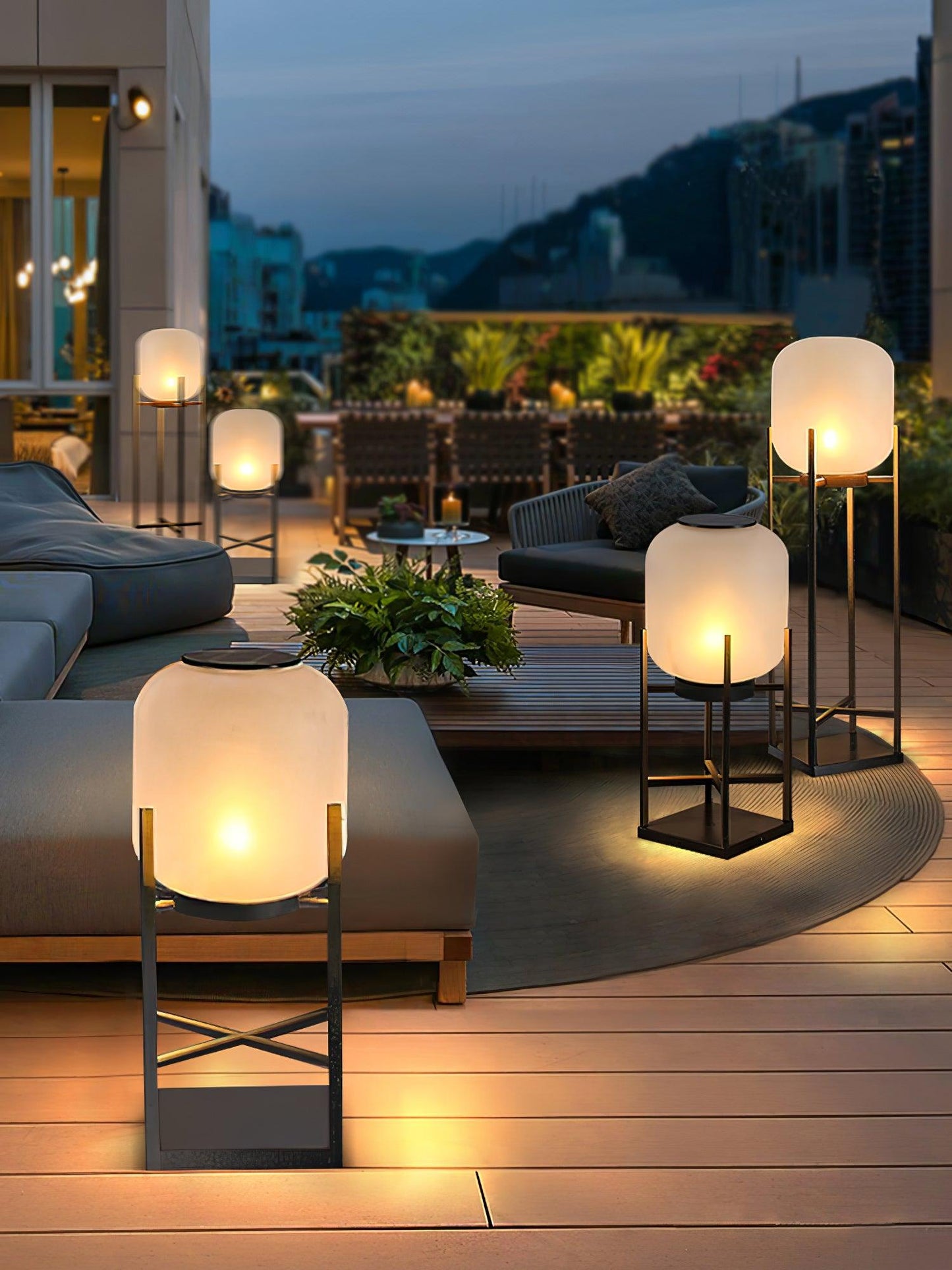 Buitenlamp met Schemersensor – Waterdichte Solar Tuinverlichting van Roestvrij Staal en Glas voor Tuin en Patio 4
