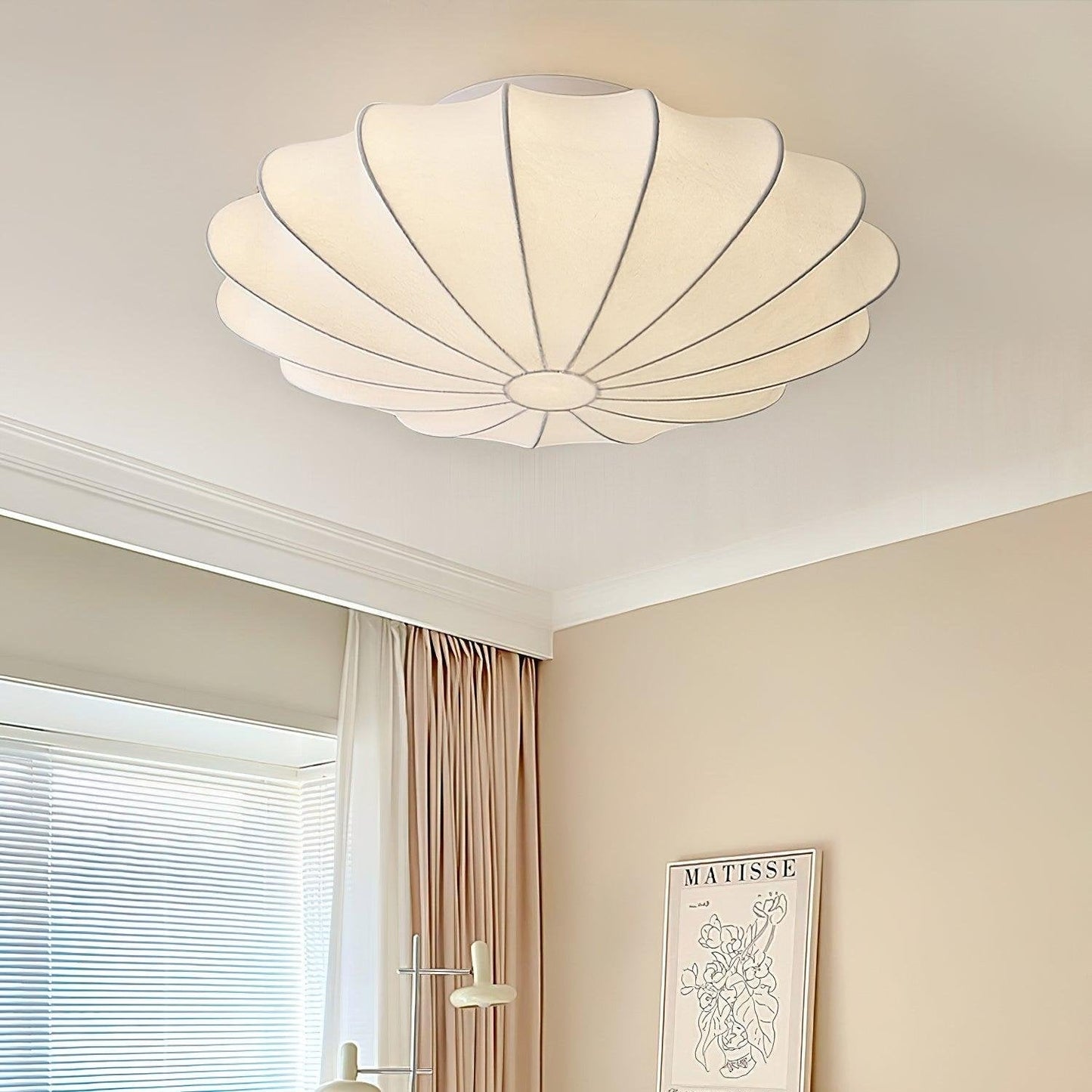 Moderne Dimbare Plafondlamp Geïnspireerd op Zeeschelpen – LED Plafonnière in 3 Maten (40cm, 60cm, 80cm) 4