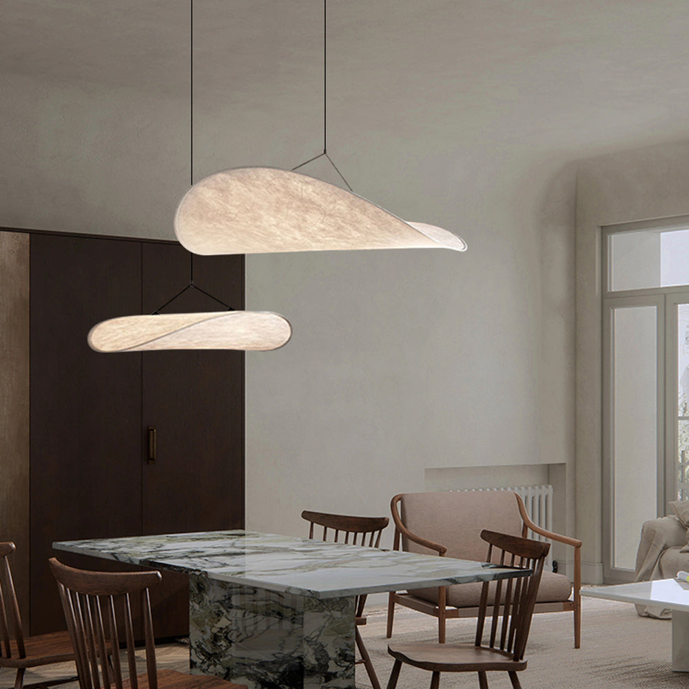 Papieren Hanglamp – Japandi Stijl voor Woonkamer, Eetkamer of Slaapkamer