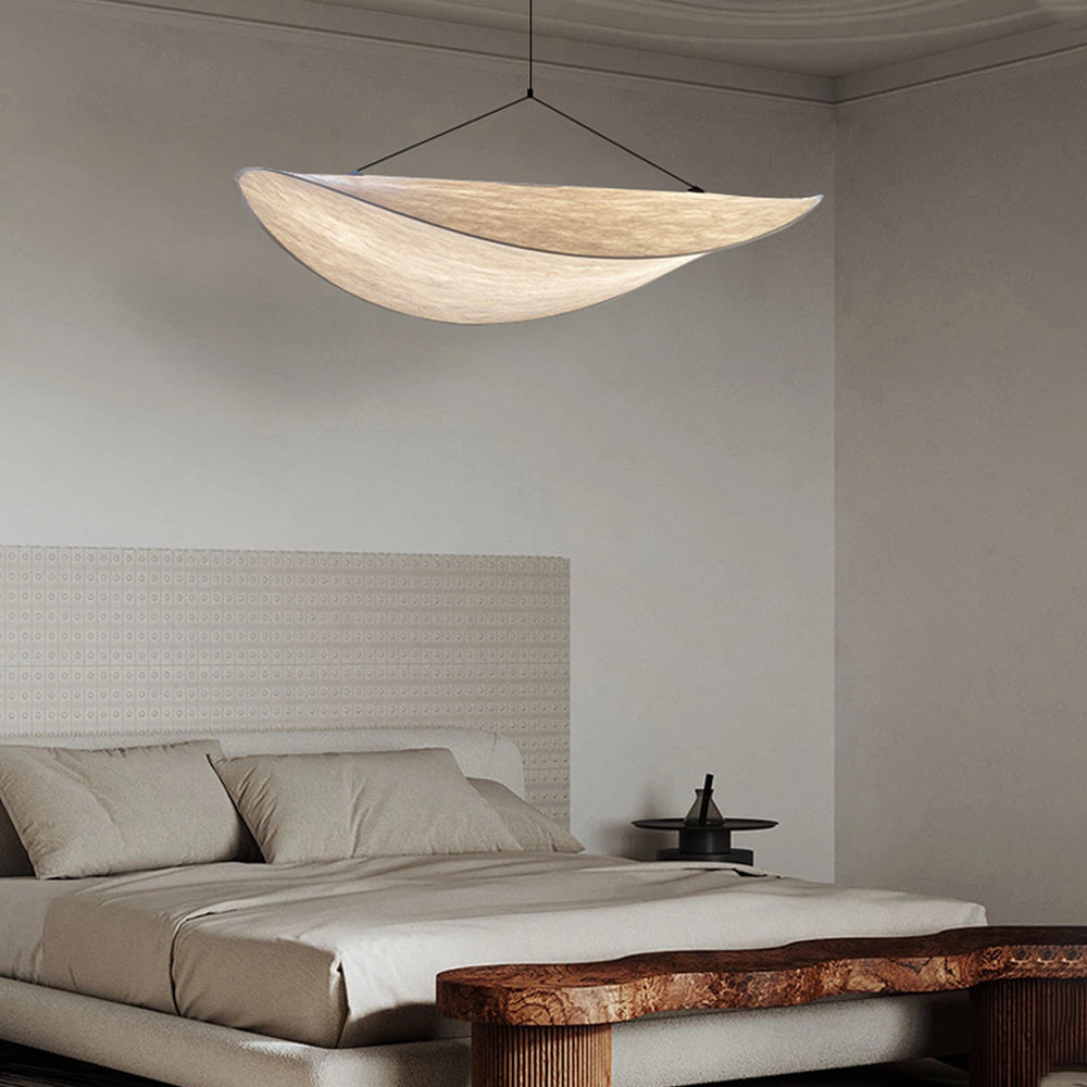 Papieren Hanglamp – Japandi Stijl voor Woonkamer, Eetkamer of Slaapkamer