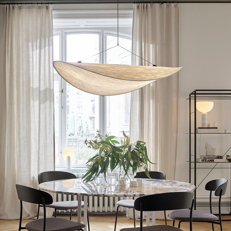 Papieren Hanglamp – Japandi Stijl voor Woonkamer, Eetkamer of Slaapkamer