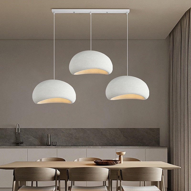 Plafondlamp Japandi Stijl – LED Plafonniere voor Slaapkamer en Modern Interieur