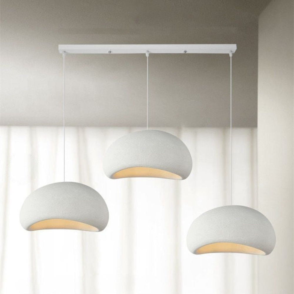 Plafondlamp Japandi Stijl – LED Plafonniere voor Slaapkamer en Modern Interieur