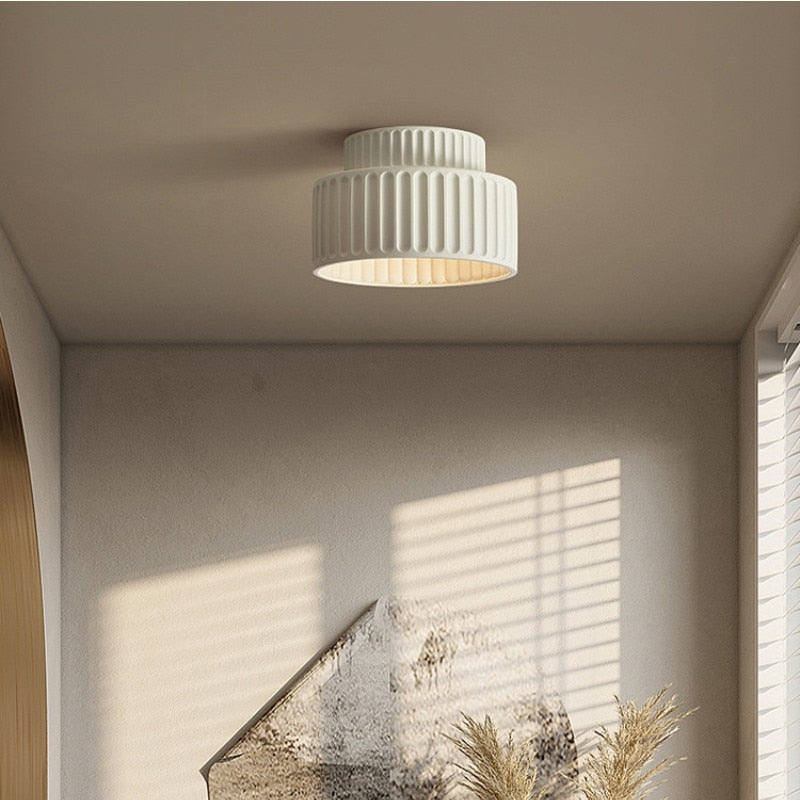 Plafondlamp – Minimalistische Japandi Stijl voor Elegante Verlichting in Slaapkamer of Woonkamer