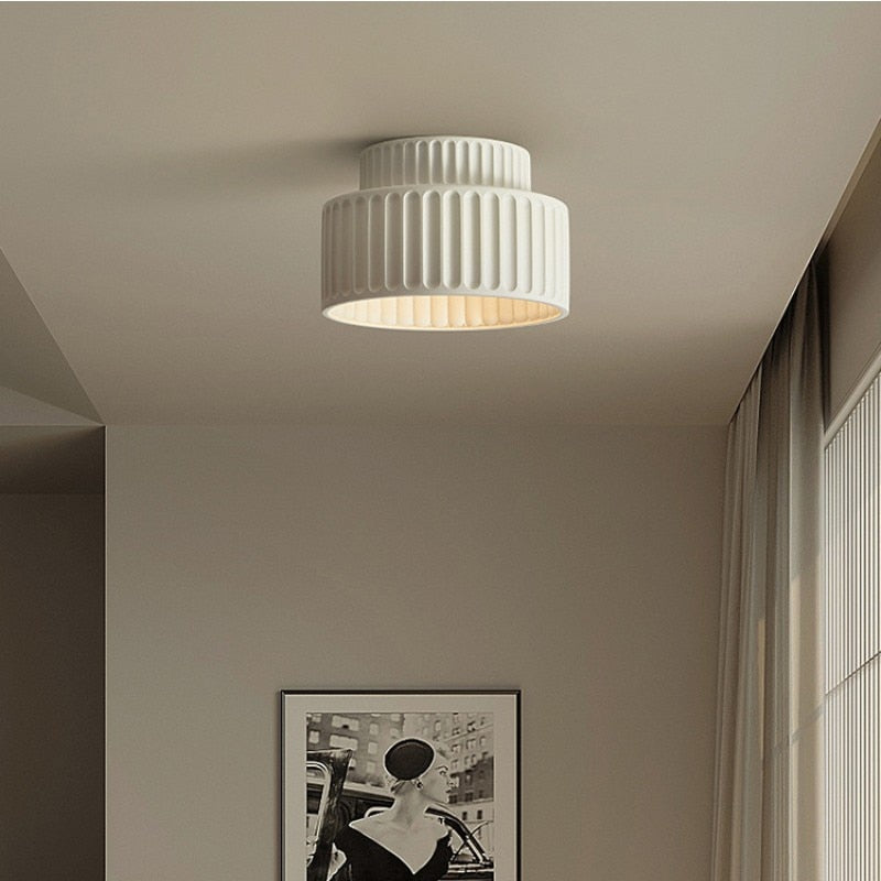 Plafondlamp – Minimalistische Japandi Stijl voor Elegante Verlichting in Slaapkamer of Woonkamer