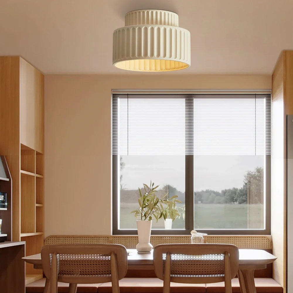 Plafondlamp – Minimalistische Japandi Stijl voor Elegante Verlichting in Slaapkamer of Woonkamer