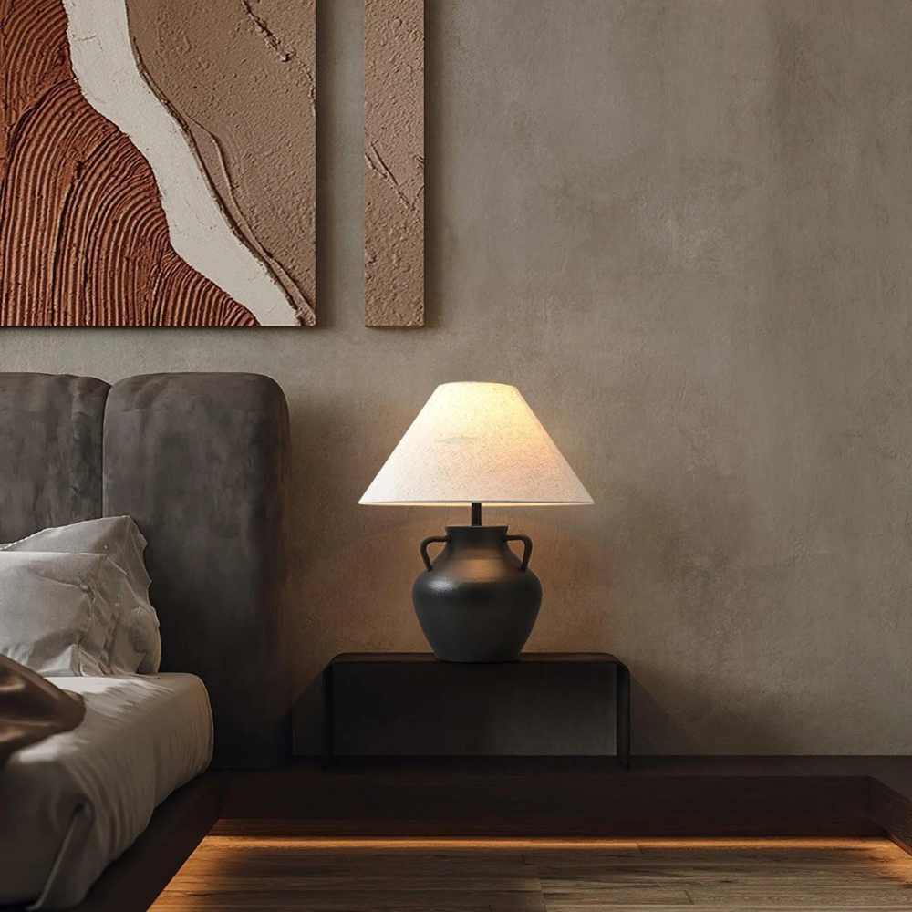 Tafellamp – Elegante Keramische Verlichting in Japandi Stijl voor Woonkamer en Slaapkamer