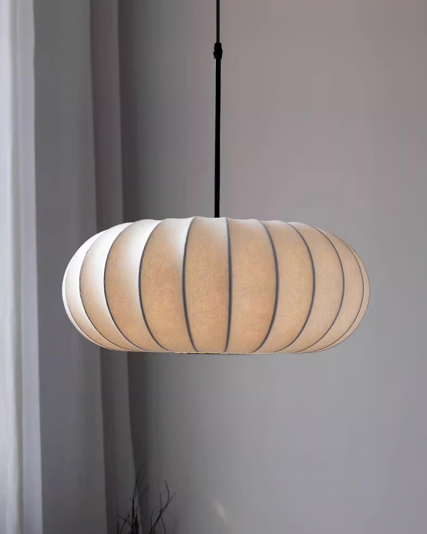 Verona Hanglamp van Natuurlijke Materialen – Minimalistisch Design voor Eettafel en Woonkamer, 30-50cm Diameter 4