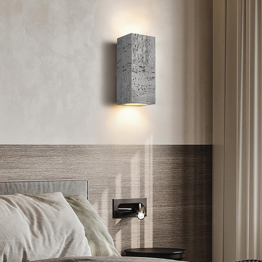 Wandlamp Cementachtig - Minimalistische Muurlamp voor Warmere Sfeer in Binnenruimtes