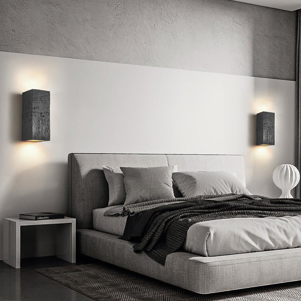 Wandlamp Cementachtig - Minimalistische Muurlamp voor Warmere Sfeer in Binnenruimtes