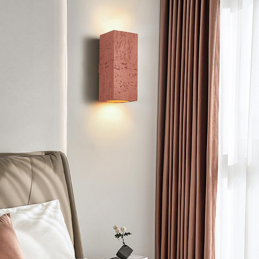 Wandlamp Cementachtig - Minimalistische Muurlamp voor Warmere Sfeer in Binnenruimtes