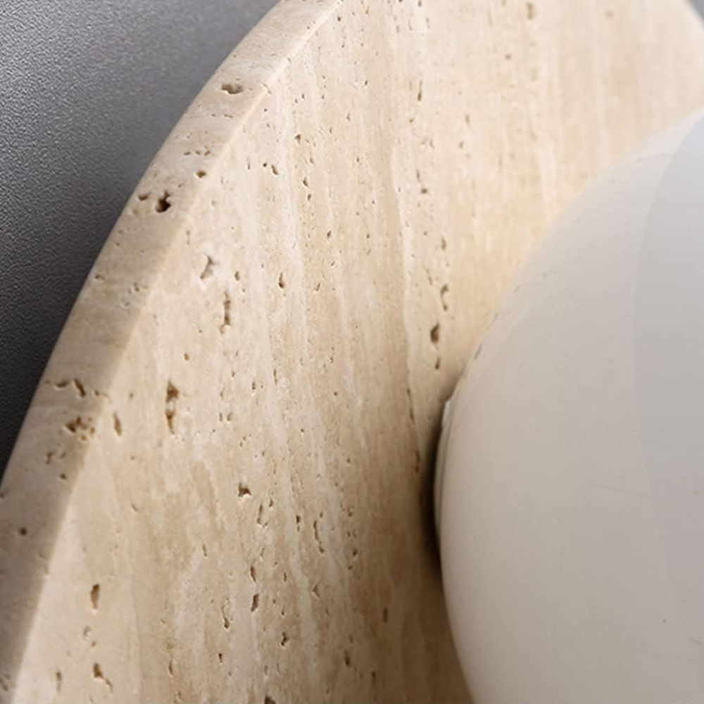Wandlamp voor Slaapkamer – Minimalistisch Japandi Ontwerp met Natuurlijke Materialen