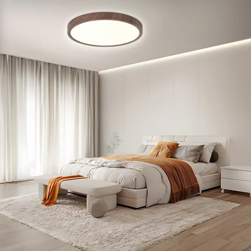 Ultradunne Ronde Plafondlamp met LED Verlichting en Verstelbare Sfeer – Modern Plafonniere voor Slaapkamer en Woonkamer 4