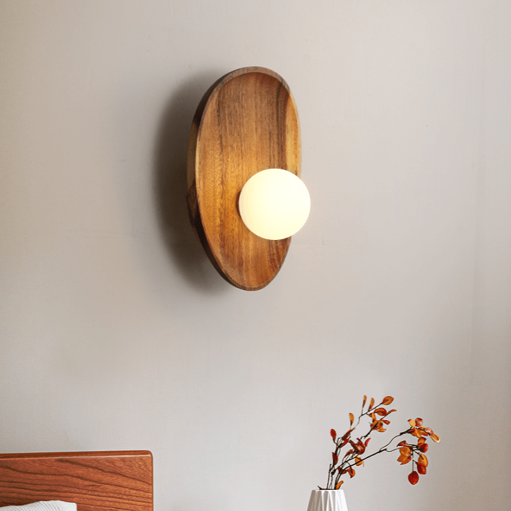 Natuurlijke Houten Wandlamp voor Binnen met LED Verlichting – Modern Design voor Gezellige Sfeer 3