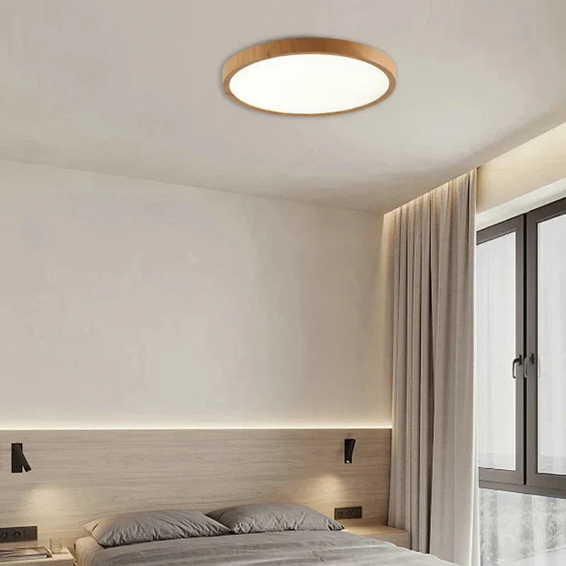 Ultradunne Ronde Plafondlamp met LED Verlichting en Verstelbare Sfeer – Modern Plafonniere voor Slaapkamer en Woonkamer 3