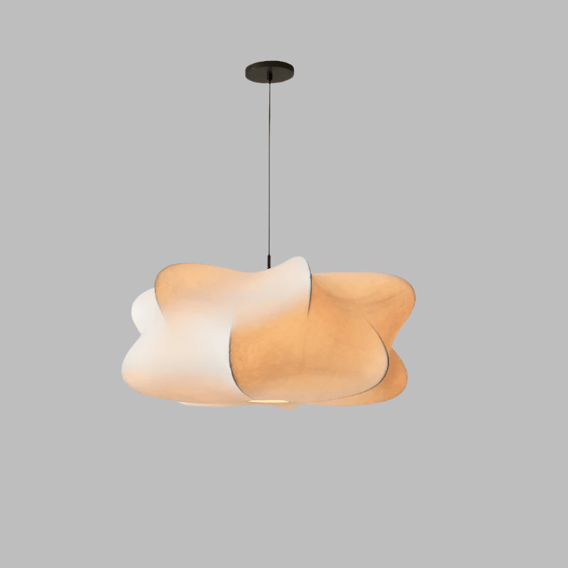 Wabi Sabi Zijde Hanglamp – Elegante Woonkamer Lamp voor Moderne Interieurs, Delicaat Ontwerp met E27 Fitting 1