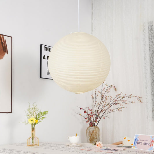 Moderne Hanglamp A-serie voor Eettafel – Papieren Lantaarn met E26/E27 Fitting, Dimbaar en Verkrijgbaar in Diverse Maten 1