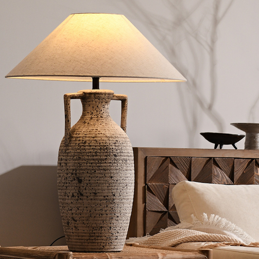 Grote Japandi Tafellamp – Stijlvolle Verlichting voor Woonkamer of Slaapkamer