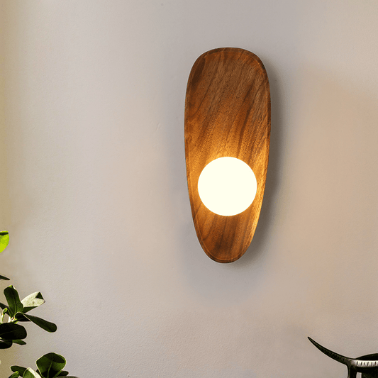 Natuurlijke Houten Wandlamp voor Binnen met LED Verlichting – Modern Design voor Gezellige Sfeer 2