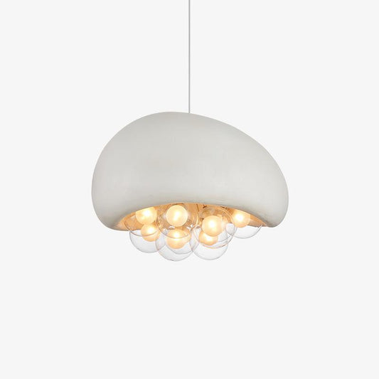 Hanglamp Zwart met Verstelbare Hoogte – Moderne Eetkamer Lamp voor Woonkamer en Eettafel, Bubbels Design 2