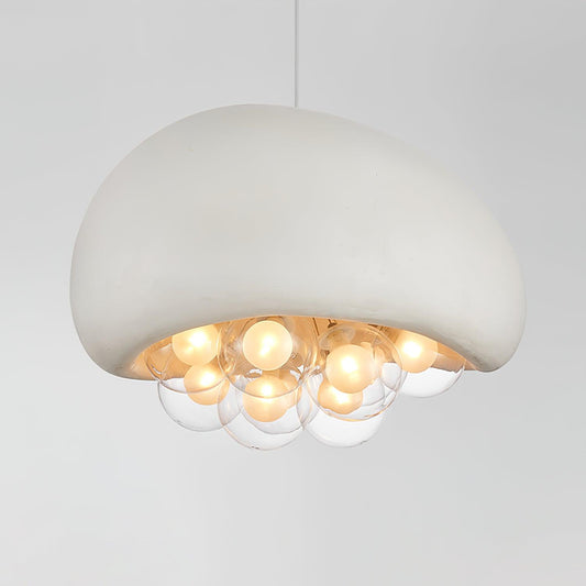 Hanglamp Zwart met Verstelbare Hoogte – Moderne Eetkamer Lamp voor Woonkamer en Eettafel, Bubbels Design 1