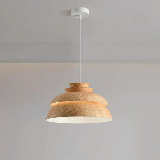 Elegante Hanglamp van Aluminium met Natuurlijke Elementen voor Woonkamer, Eetkamer of Slaapkamer – 32cm Diameter 1