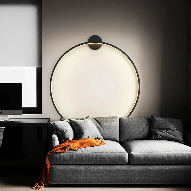 Minimalistische Ronde Wandlamp LumiRing – Eenvoudig Ontwerp voor Zachte Verlichting in Binnenruimtes 5