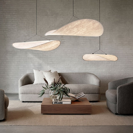 Papieren Hanglamp – Japandi Stijl voor Woonkamer, Eetkamer of Slaapkamer