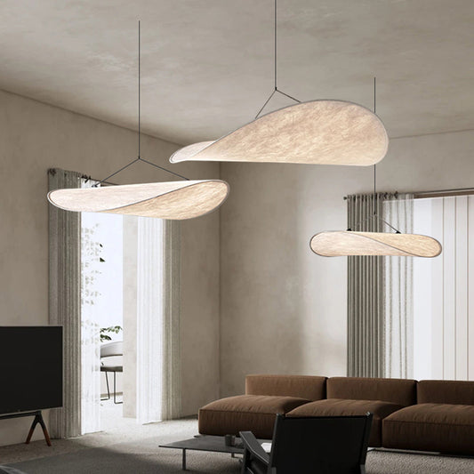 Papieren Hanglamp – Japandi Stijl voor Woonkamer, Eetkamer of Slaapkamer