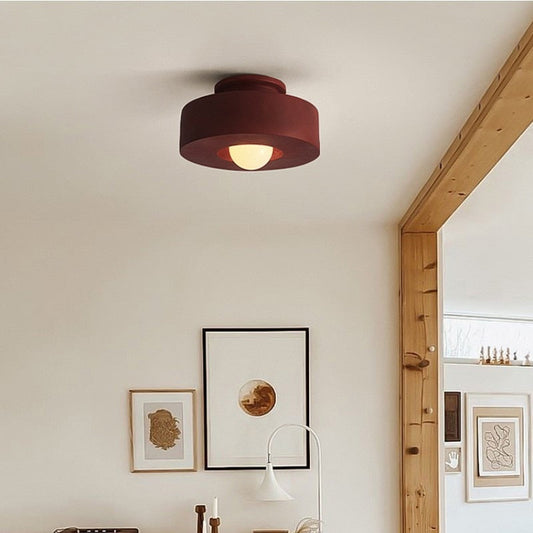 Plafondlamp Japandi – Minimalistisch Design voor Sfeervolle Verlichting in Slaapkamer of Woonkamer