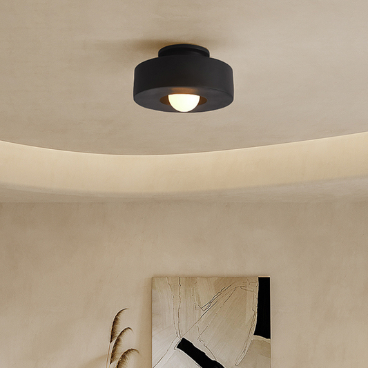 Plafondlamp Japandi – Minimalistisch Design voor Sfeervolle Verlichting in Slaapkamer of Woonkamer