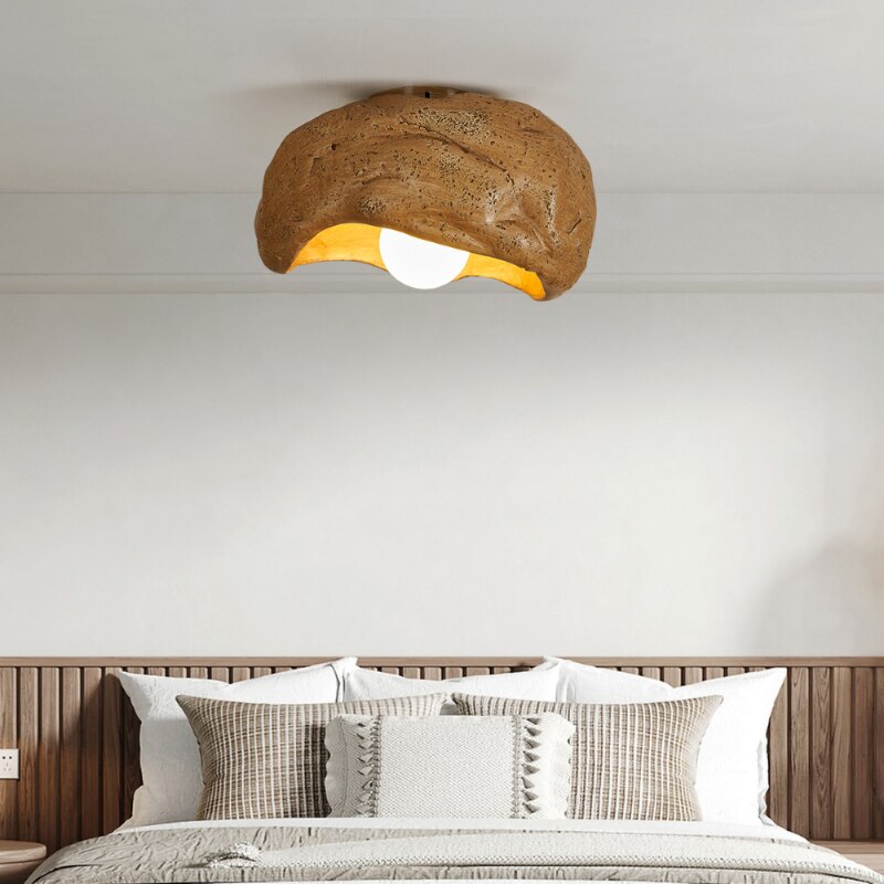 Plafondlamp – Japandi Stijl Plafonniere voor Slaapkamer en Interieur met LED Verlichting
