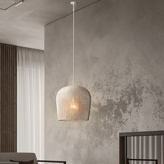 Rotan Hanglamp – Japandi Stijl voor Woonkamer, Eetkamer of Slaapkamer