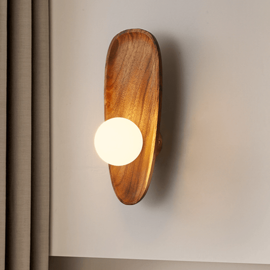 Natuurlijke Houten Wandlamp voor Binnen met LED Verlichting – Modern Design voor Gezellige Sfeer 1