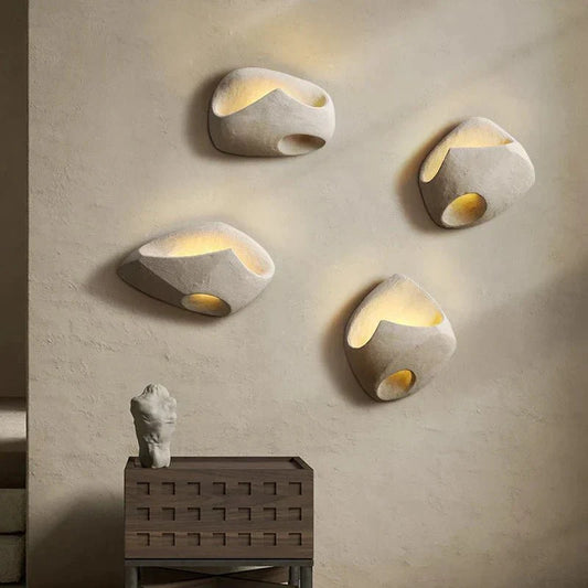 Industriële Wandlamp van Cement met Art Deco Design voor Binnen - Unieke Muurlamp voor Woonkamer en Kantoor 2