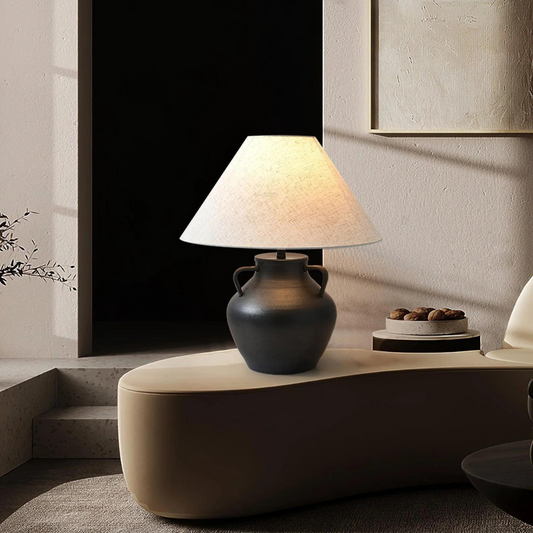 Tafellamp – Elegante Keramische Verlichting in Japandi Stijl voor Woonkamer en Slaapkamer