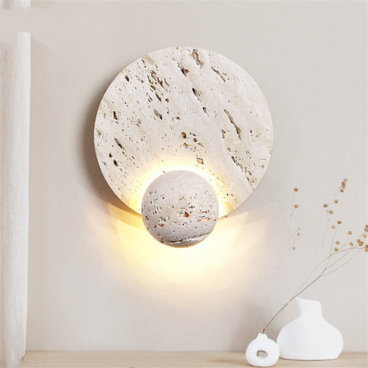 Wandlamp Minimalistisch – Japandi Stijl Muurlamp voor Slaapkamer met Zachte Verlichting