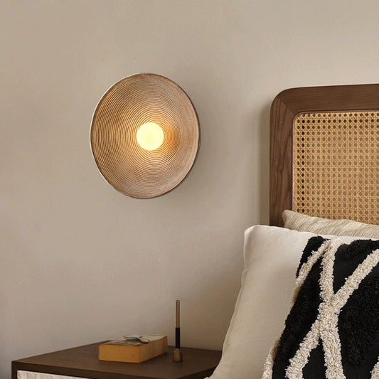 Wandlamp Retro Japandi Stijl – Unieke Muurlamp voor Sfeervolle Verlichting Binnen
