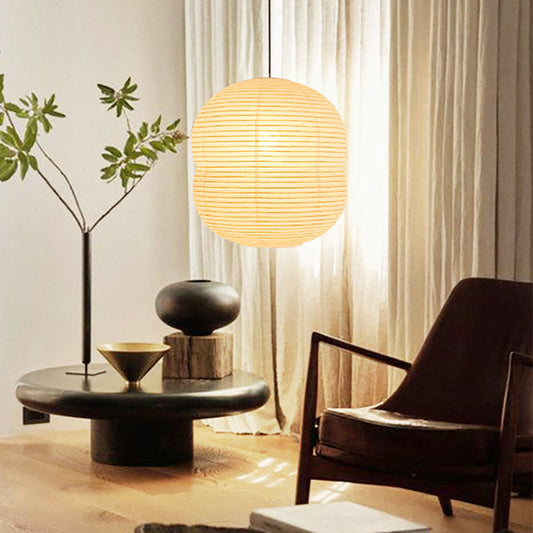 Mini Hanglamp van Washi Papier - Handgemaakt, LED Compatibel, Moderne Woonkamer Lamp voor Slaapkamer en Eetkamer 2