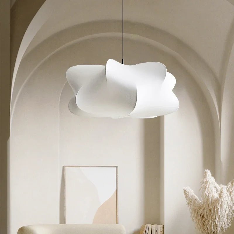 Wabi Sabi Zijde Hanglamp – Elegante Woonkamer Lamp voor Moderne Interieurs, Delicaat Ontwerp met E27 Fitting 4