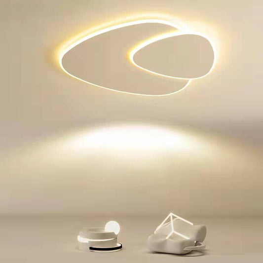 Moderne LED Plafondlamp met Elliptisch Ontwerp voor Slaapkamer en Woonkamer - Flikkervrije Verlichting en Duurzame Acrylaatconstructie 2