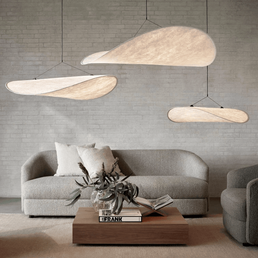 Japandi Stijl Hanglamp voor Eettafel – Duurzaam en Minimalistisch Design met Dimbare LED Verlichting 2
